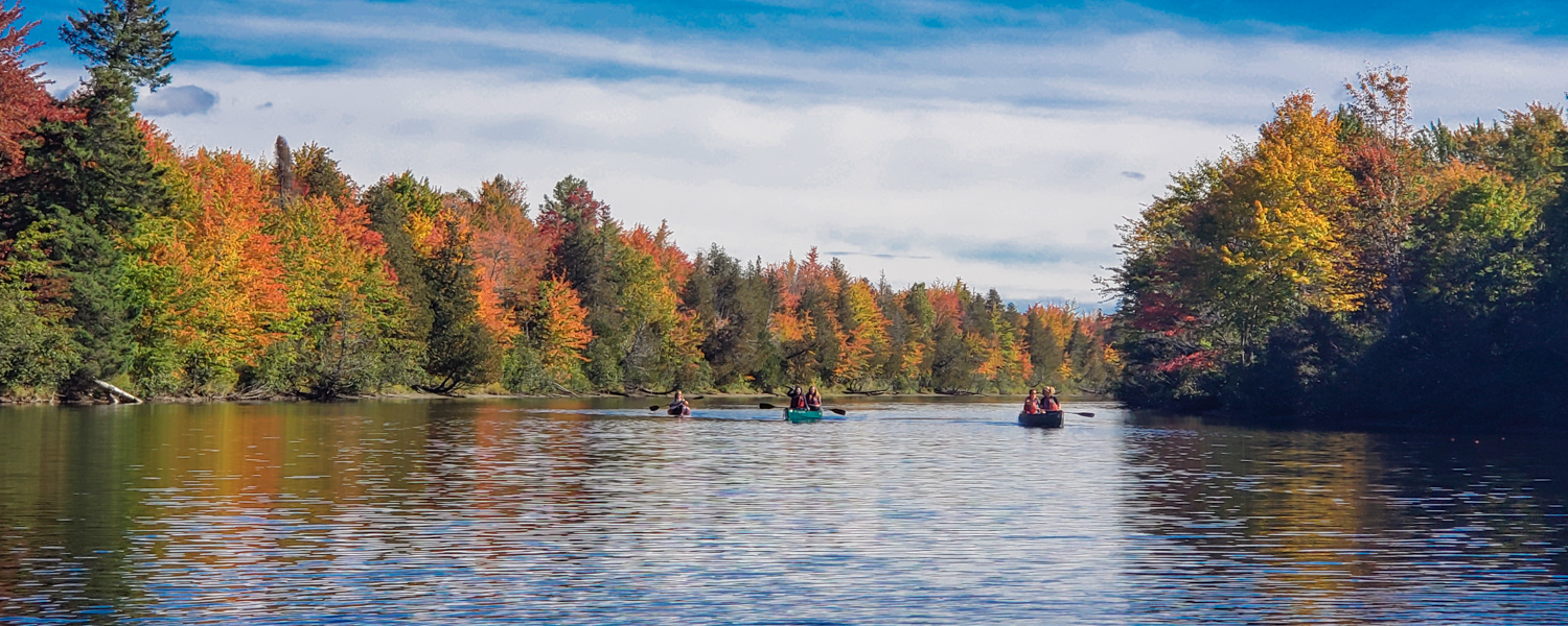 see fall colors in maine huts and trails