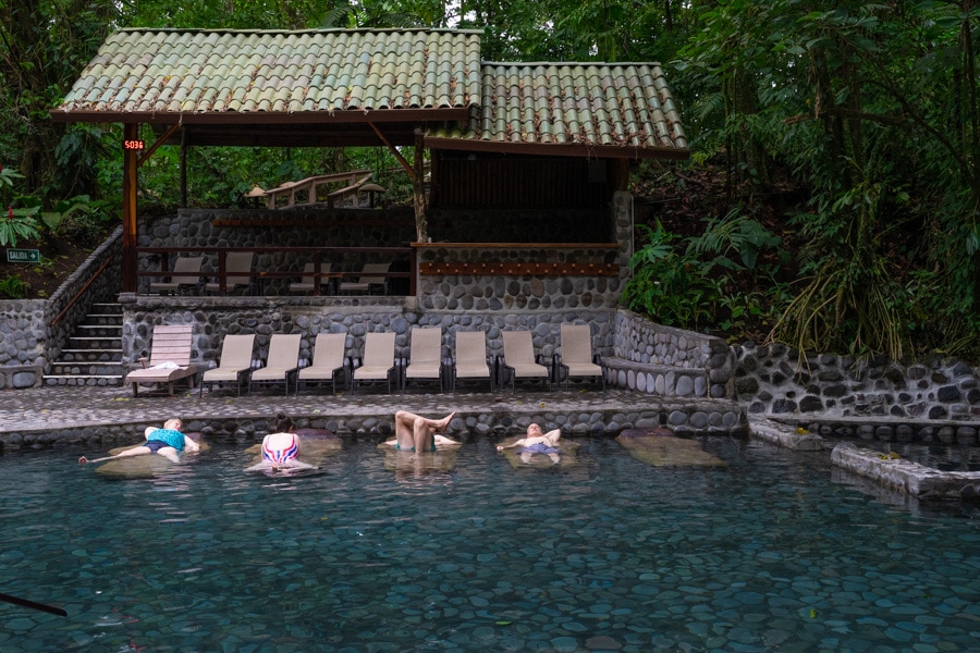 Arenal hot springs