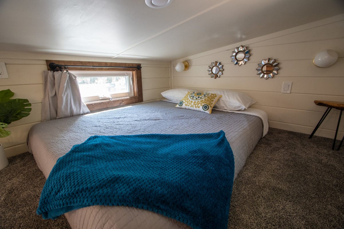 tiny home bedroom