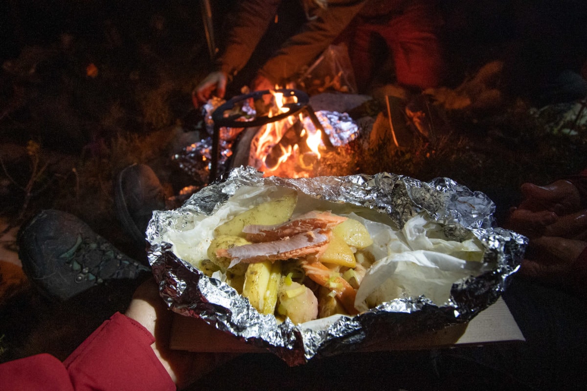 tent cooking