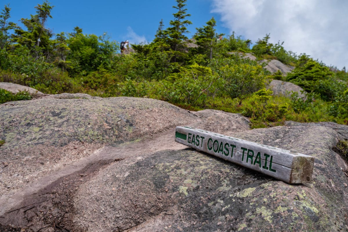 east coast trail marker