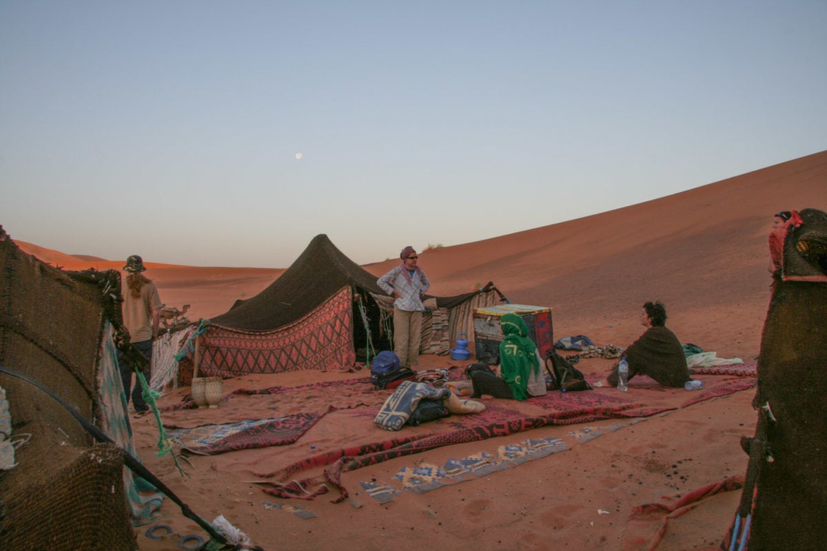 Erg Chigaga desert camp morocco