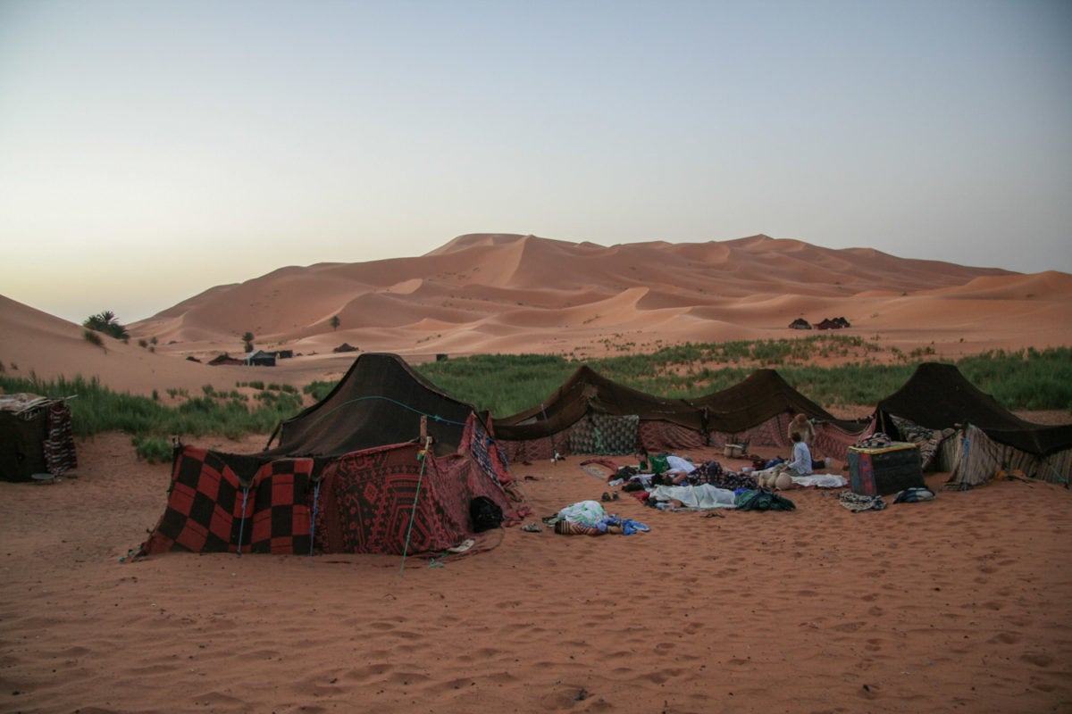 Erg Chigaga dunes desert camp morocco