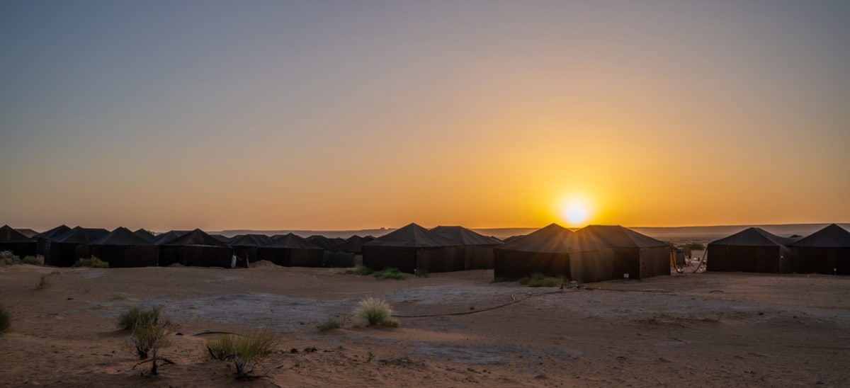 sahara desert sunrise