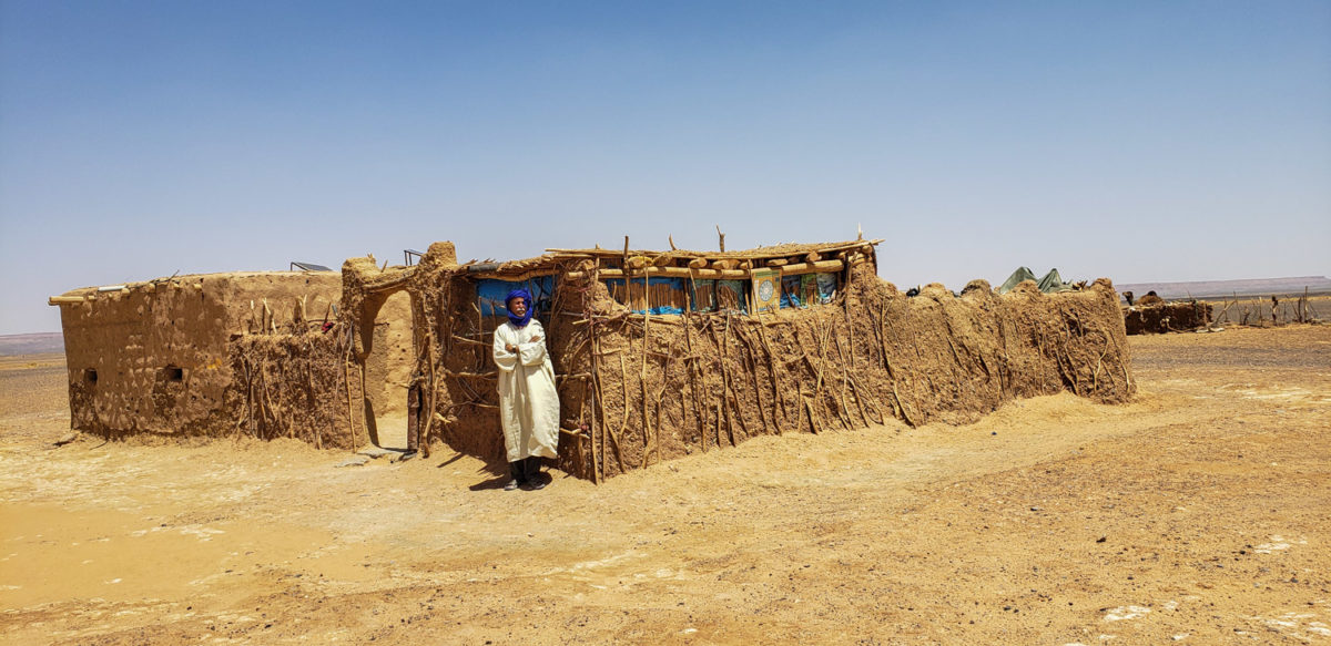 bedouin mud brick home morocco desert