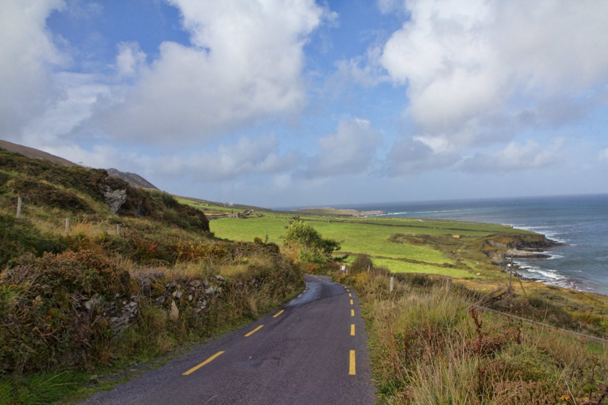 Wild atlantic way narrow road