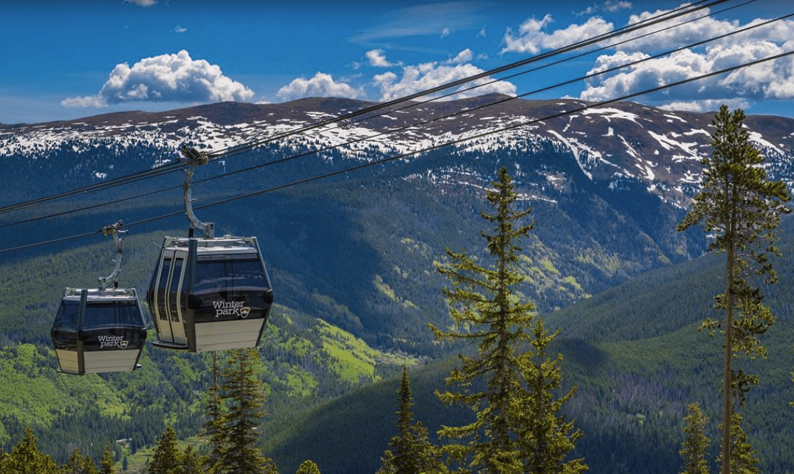 Winter park gondola