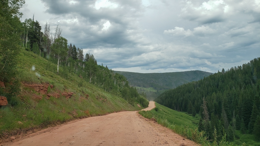 Road to Piney Lake in Vail