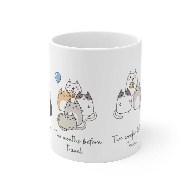 solo travel cat mug