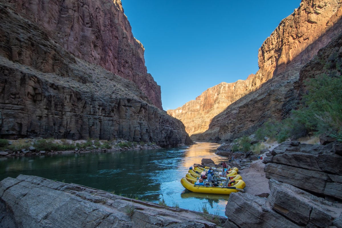 rafting in the grand canyon
