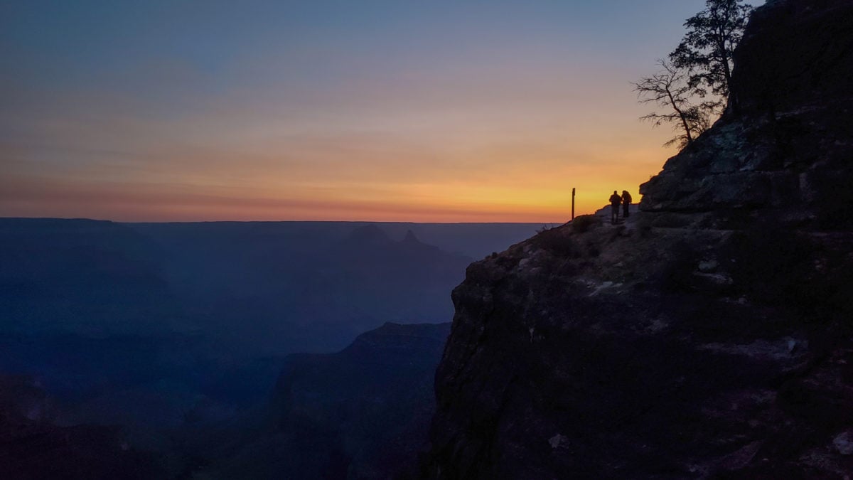 bright angel trail sunrise