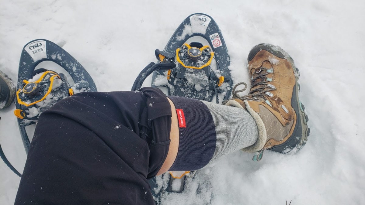 what I wear snowshoeing