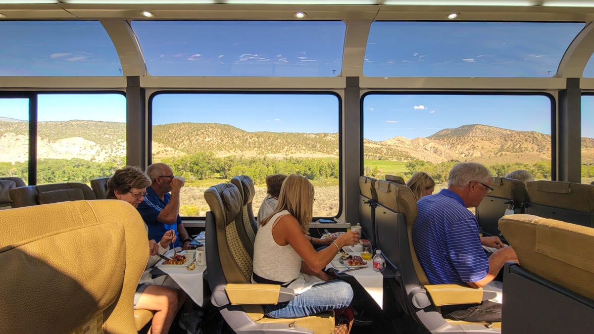 luxury train colorado moab