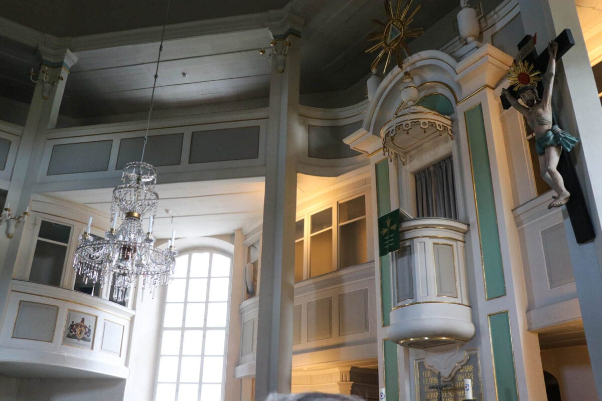 Inside of church, Seiffen, Germany