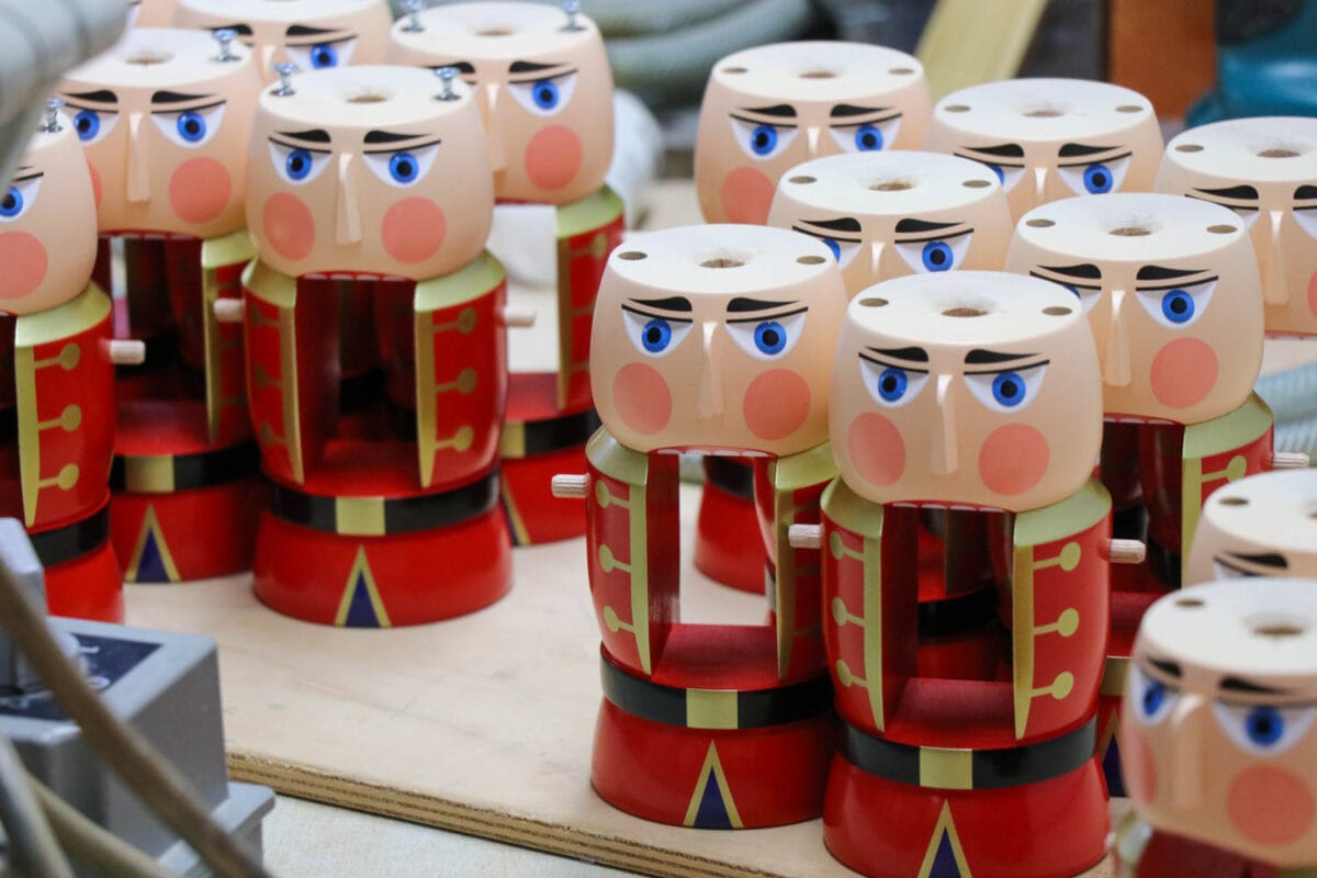 Nutcrackers lined up