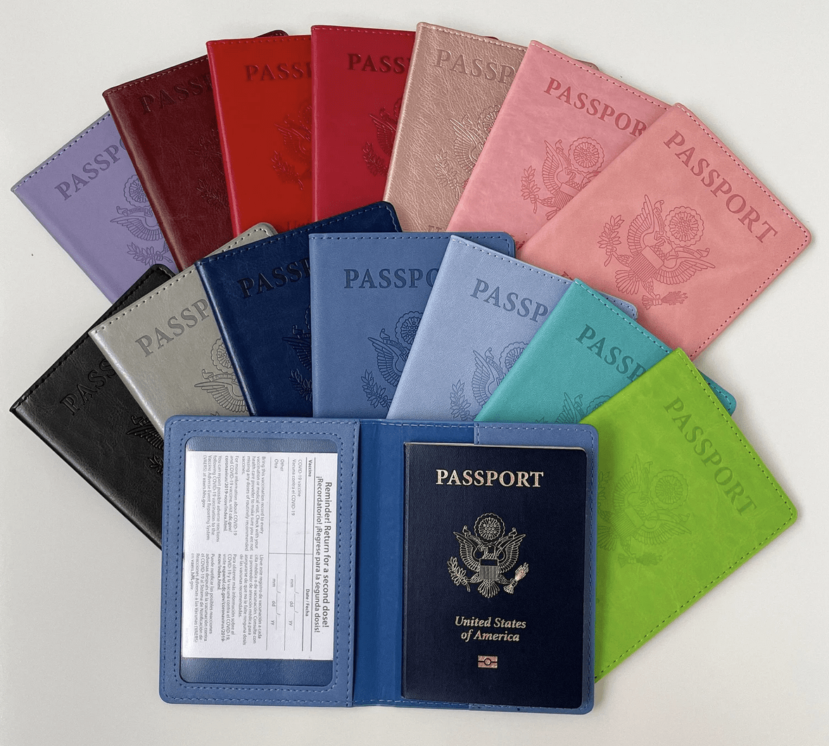 vaccine and passport holder