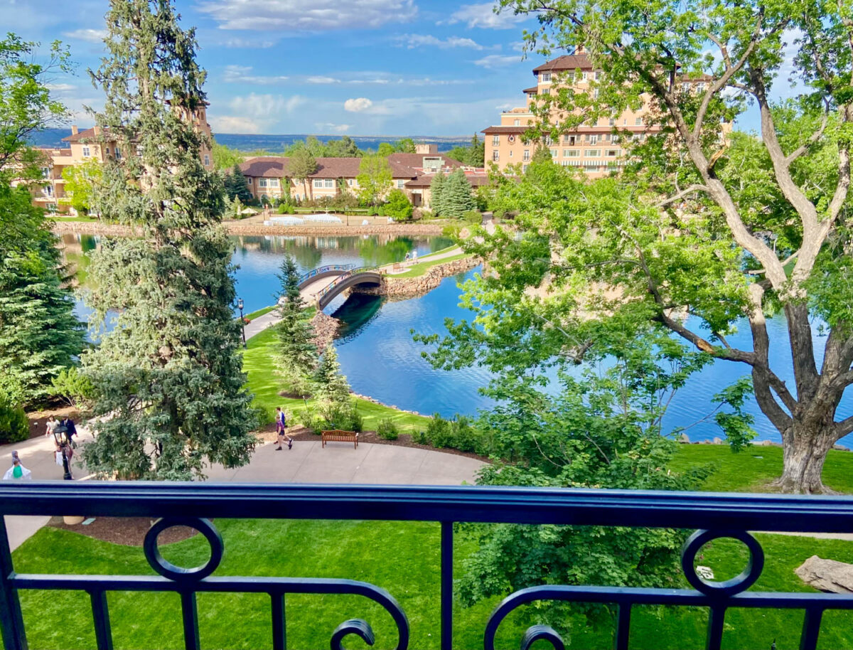 View from room at The Broadmoor