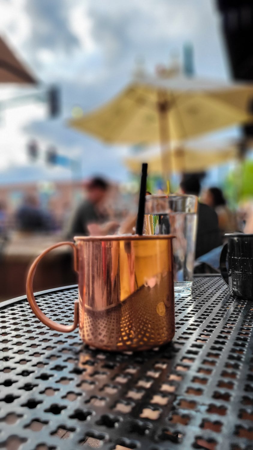 moscow mule patio in Denver