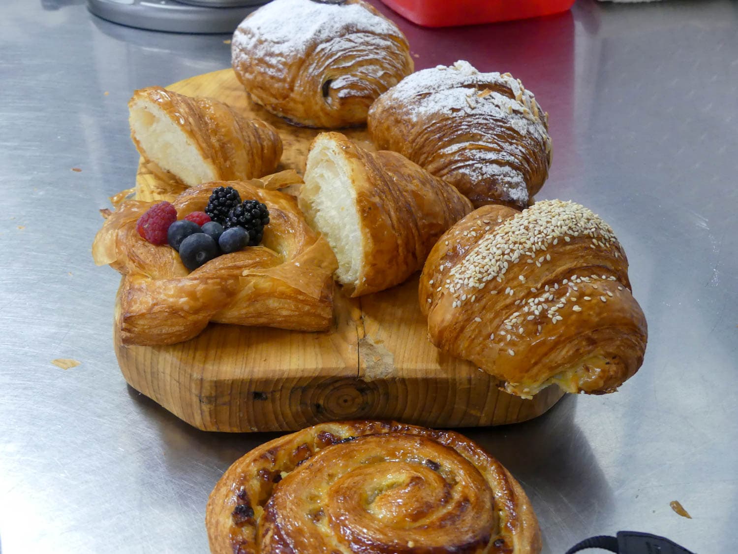 Croissants in the kitchens at the Broadmoor