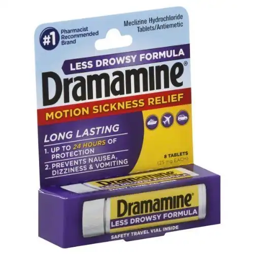Dramamine Tablets Less Drowsy Formula