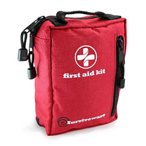 Surviveware Small First Aid Kit for Backpacking