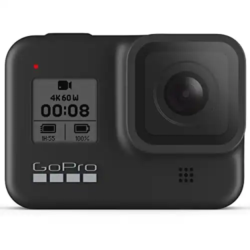 GoPro HERO8 Black Waterproof Action Camera with Touch Screen 4K Ultra HD Video 12MP Photos 1080p Live