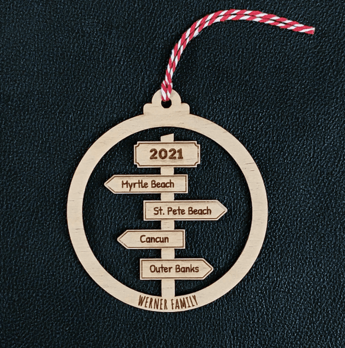 Travel ornament gift