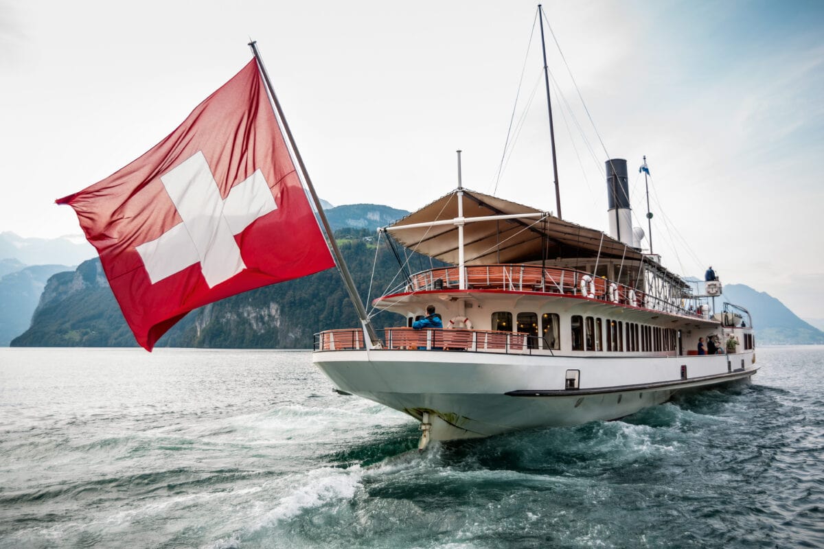 lake Lucerne boat 