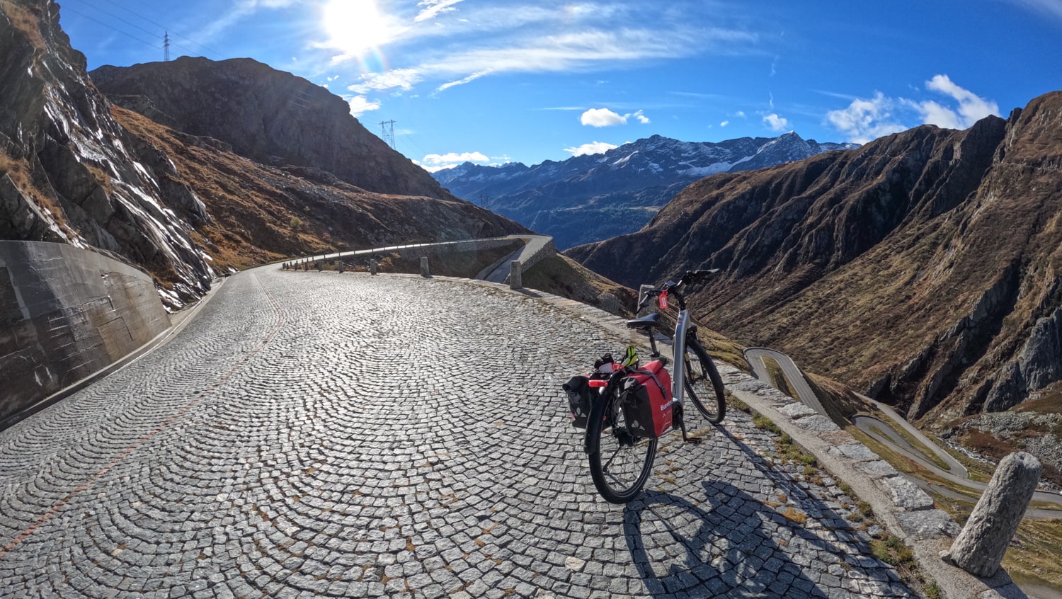 pedalando pelo Gotthard Pass