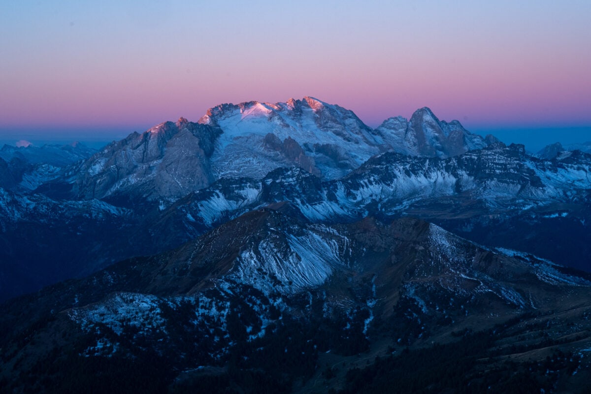 dolomites sunrise