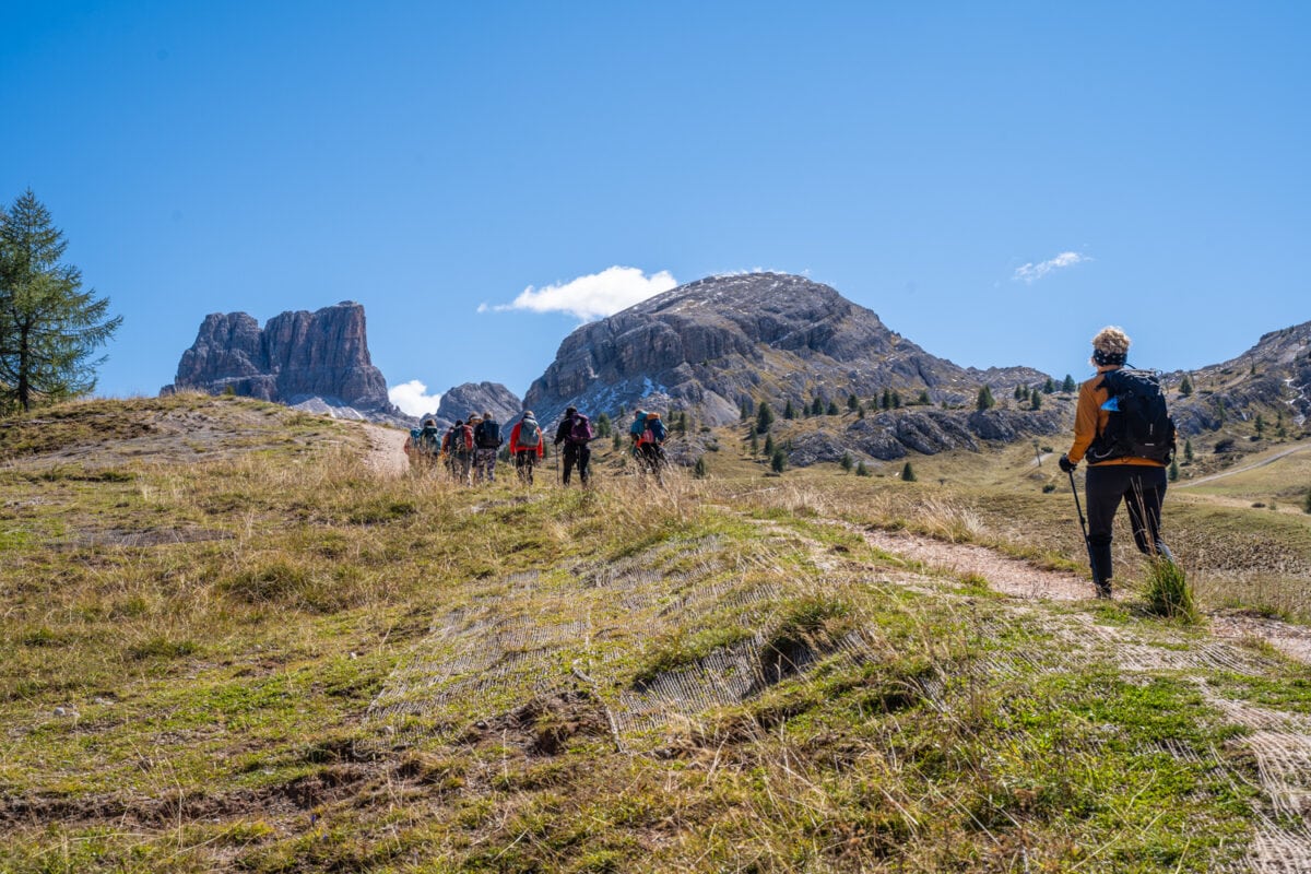 alta via 1 group hike