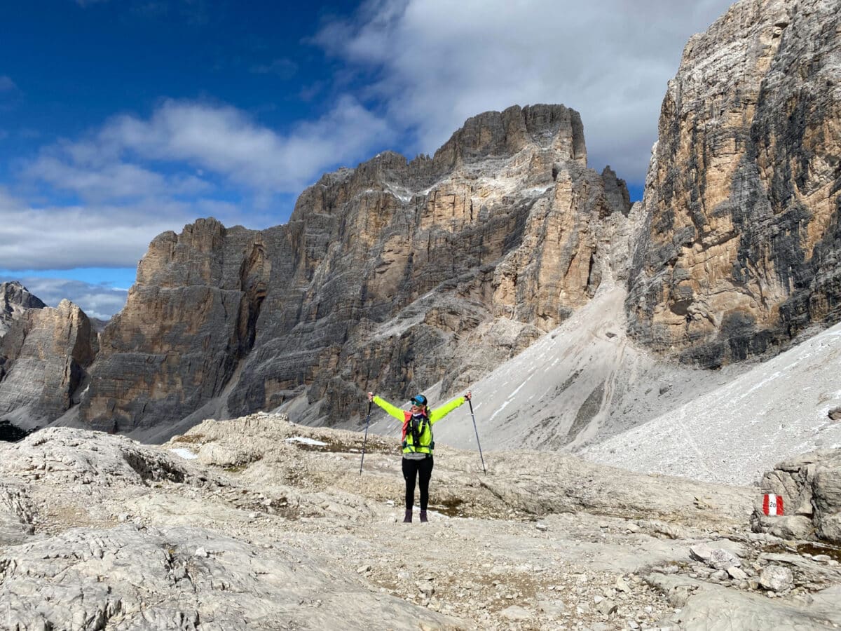 Dolomites hiking excitement