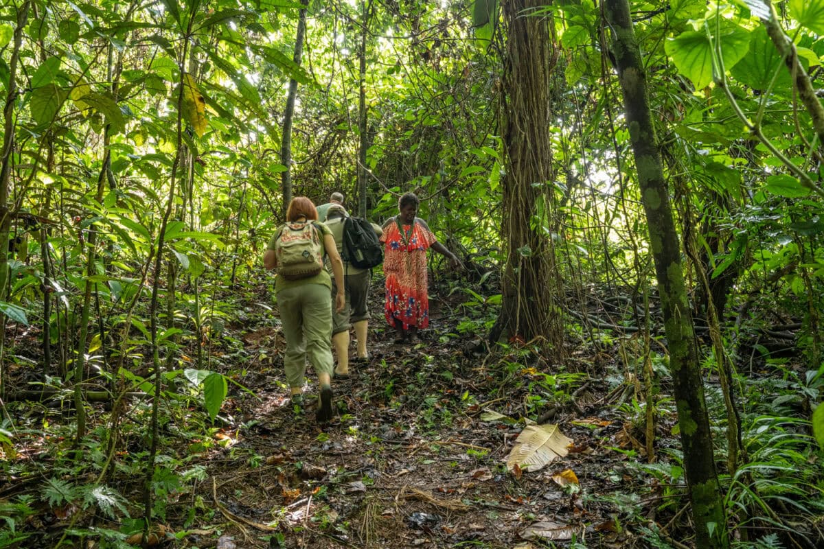 Tetepare island hiking 