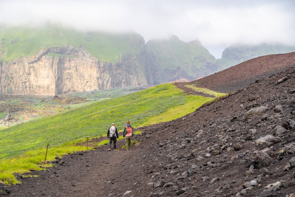 Heimaey volcano hike