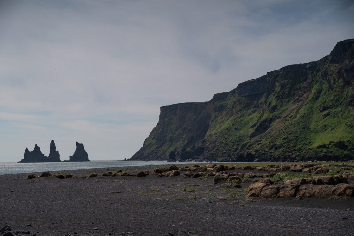 Vik black sand beach