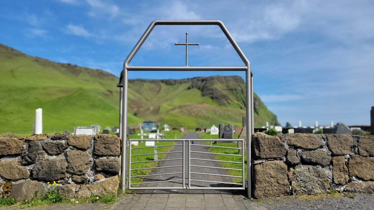 Vik Iceland cemetery