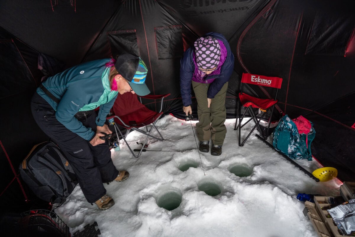 Fairbanks ice fishing