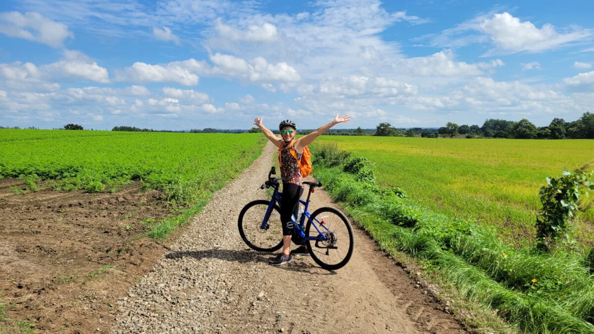 biking in Tokachi 