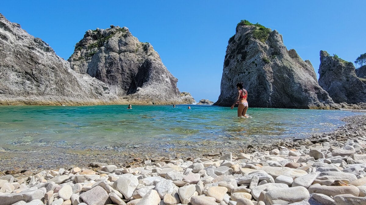 Lesser known Jodogahama Beach 