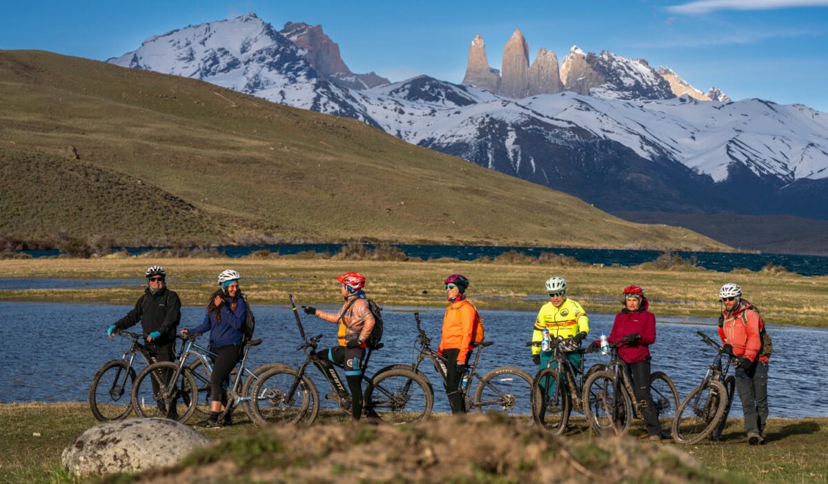 Torres del paine park biking