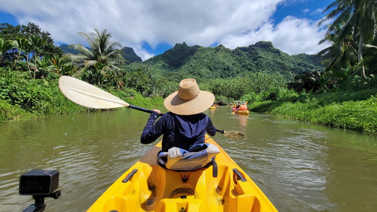 Kayaking Tahiti