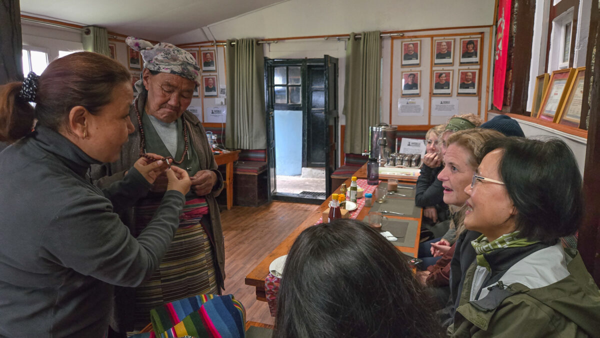 world expeditions guide explaining sherpa culture