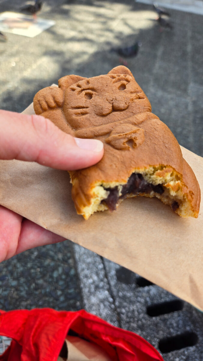 Shofuku yaki cat dessert