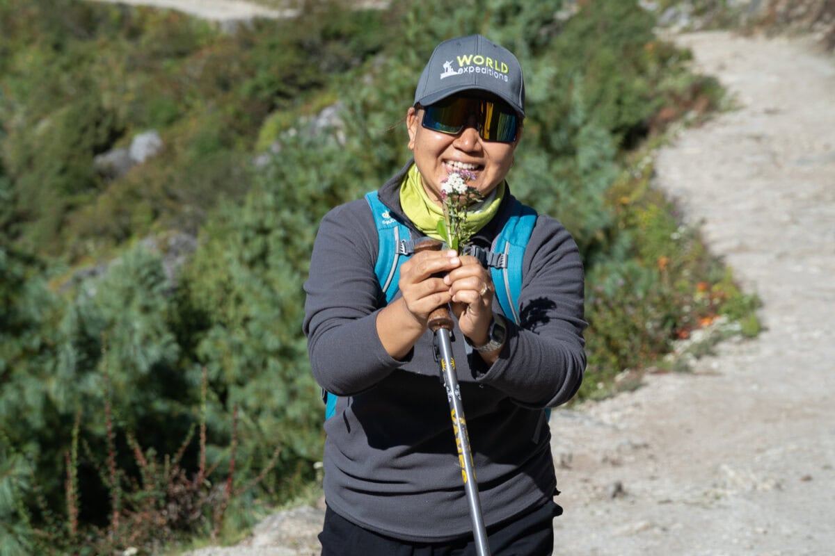Nepal female tour guide