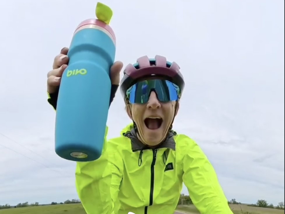 Bivo water bottle for cycling